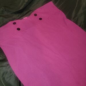 Fuschia/purple pencil skirt